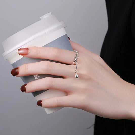 adjustable-simple-fashion-chain-tassel-ring-2282