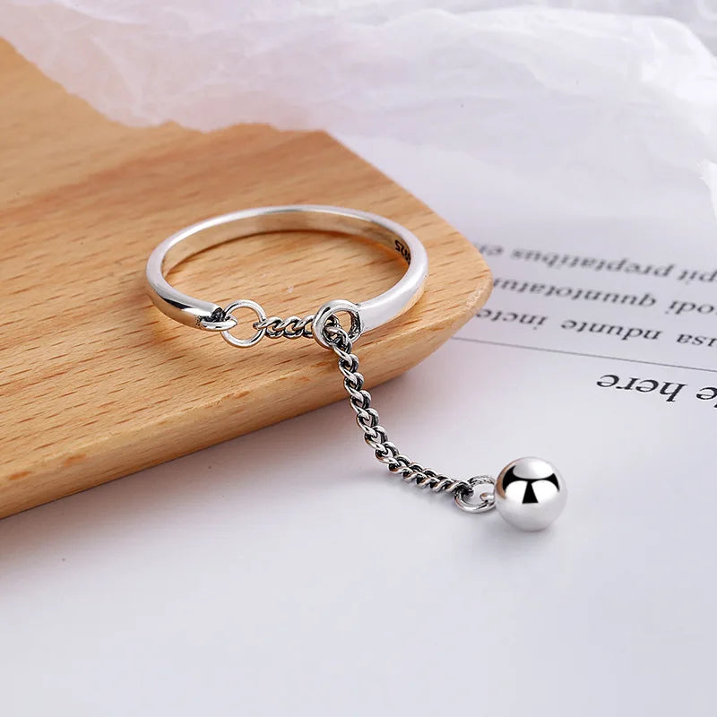 adjustable-simple-fashion-chain-tassel-ring-2282