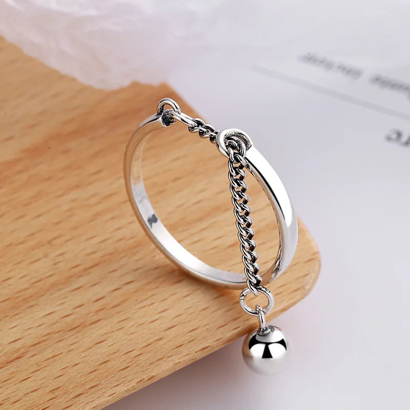 adjustable-simple-fashion-chain-tassel-ring-2282